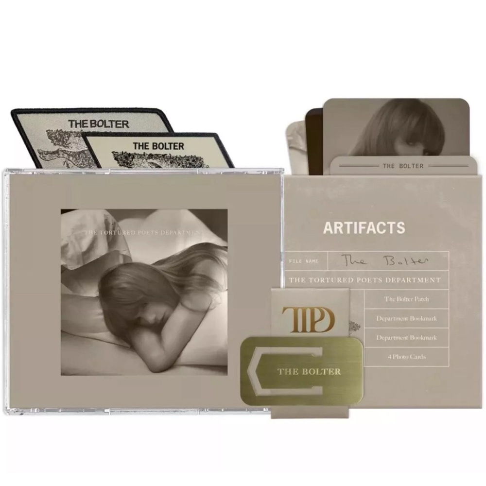Taylor Swift Tortured Poets Deluxe CD Set With/The Bolter New Sealed
